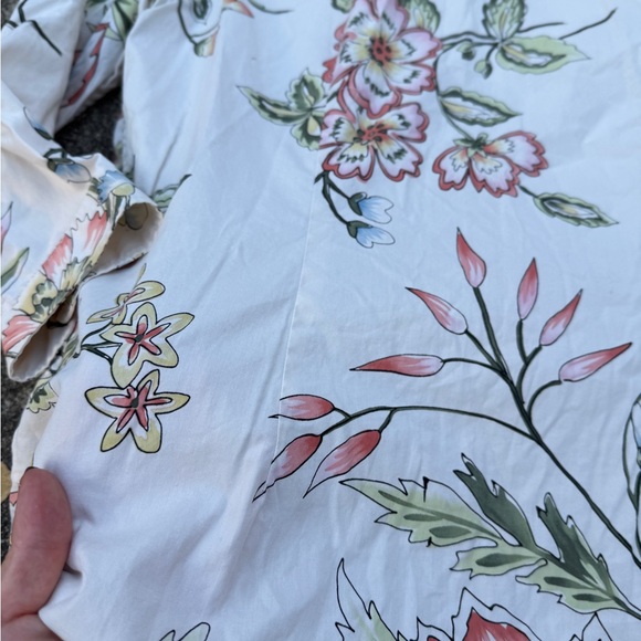 Gorgeous Ralph Lauren Floral cream Casual Shirt size M - Picture 12 of 12